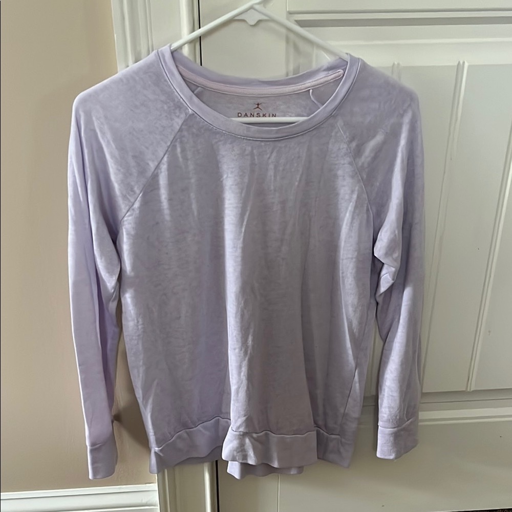 Danskin Light Purple Long Sleeve Shirt